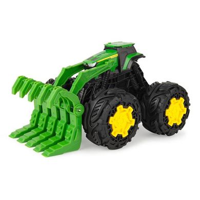 Купить Машинка Трактор John Deere Kids Monster Treads с ковшом и большими колесами (47327) в Украине