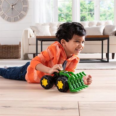 Купити Машинка Трактор John Deere Kids Monster Treads з ковшем і великими колесами (47327) в Україні