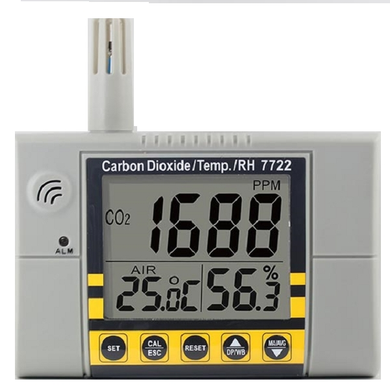 Купить Стационарный СО2 монитор/термогигрометр-контроллер AZ-7722 в Украине
