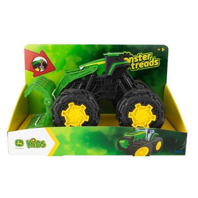 Купити Машинка Трактор John Deere Kids Monster Treads з ковшем і великими колесами (47327) в Україні