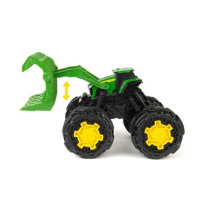 Купить Машинка Трактор John Deere Kids Monster Treads с ковшом и большими колесами (47327) в Украине