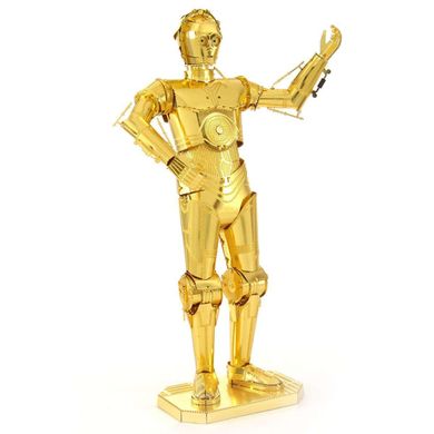 Купить Металлический 3D конструктор "Дроид Star Wars Gold C-3PO" Metal Earth MMS270 в Украине