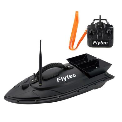 Купити Кораблик для підгодовування риби Flytec HQ2011 на радіоуправлінні, чорна годівниця в Україні