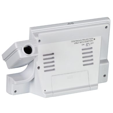 Купити Годинник проекційний Explore Scientific Slim Projection RC Dual Alarm White (RDP1003GYELC2) в Україні