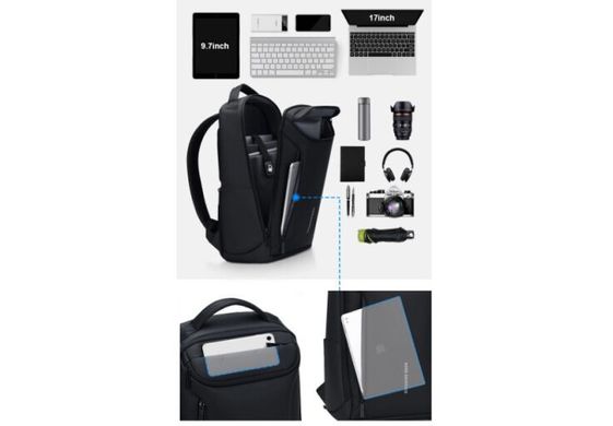 Купить Рюкзак для ноутбука ROWE Business Style Backpack, Black в Украине