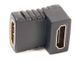 Переходник PowerPlant HDMI AF – HDMI AF, угловой (KD00AS1305)