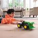 Машинка Трактор John Deere Kids Monster Treads с ковшом и большими колесами (47327)