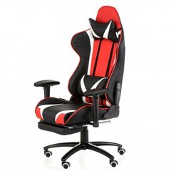 Купити Крісло офісне ExtremeRace black/red/white with footrest (E6460) в Україні
