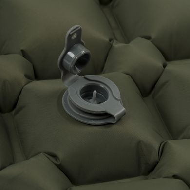 Купити Килимок надувний Highlander Nap-Pak Inflatable Sleeping Mat PrimaLoft 5 cm Olive (AIR072-OG) в Україні