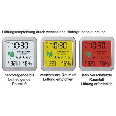 Купить Метеостанция-анализатор качества воздуха Technoline WL1020 Silver (WL1020) в Украине
