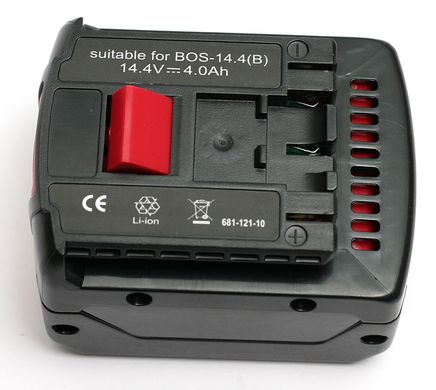 Купить Аккумулятор PowerPlant для шуруповертов и электроинструментов BOSCH GD-BOS-14.4(B) 14.4V 4Ah Li-Ion (DV00PT0003) в Украине