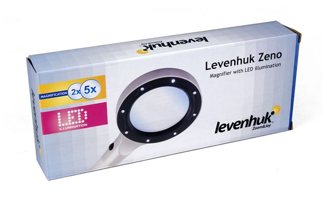 Купити Лупа Levenhuk Zeno 50, 2,2/4,4x, 88/21 мм, 2 LED в Україні
