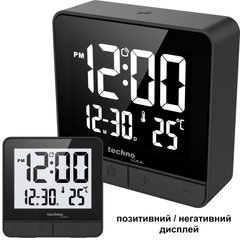 Купить Часы настольные Technoline WT375 Black (WT375) в Украине
