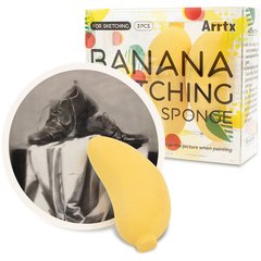 Купить Спонж Arrtx Banana для растушевки эскизов 3 шт. (LC302550) в Украине