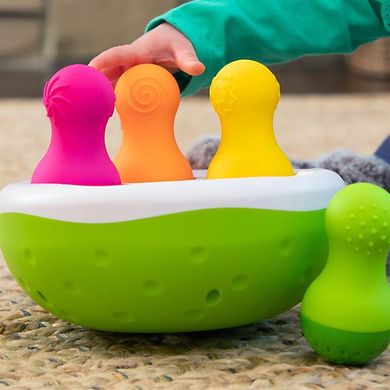 Купить Сортер-балансир Fat Brain Toys Spinny Pins Неваляшка (F248ML) в Украине