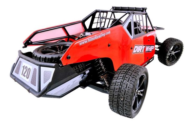 Купити Радіокерована модель Баггі 1:10 Himoto Dirt Whip E10DB Brushed (червоний) в Україні