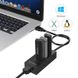 USB-хаб ORICO USB 3.0 3 порти + RJ45 (HR01-U3-V1-BK-BP) CA912742