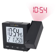 Купити Годинник проекційний Explore Scientific Projection RC Alarm Black (RDP1001CM3LC2) в Україні