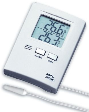 Купить Термометр цифровой с внешним проводным датчиком TFA 301012 в Украине