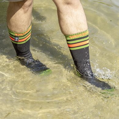 Купити Шкарпетки водонепроникні Dexshell Ultra Dri Sports, р-р L, з помаранчевою смугою в Україні
