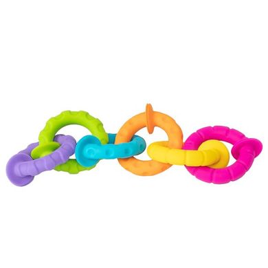 Купить Набор прорезывателей Fat Brain Toys pipSquigz Ringlets Гибкие колечки (F250ML) в Украине