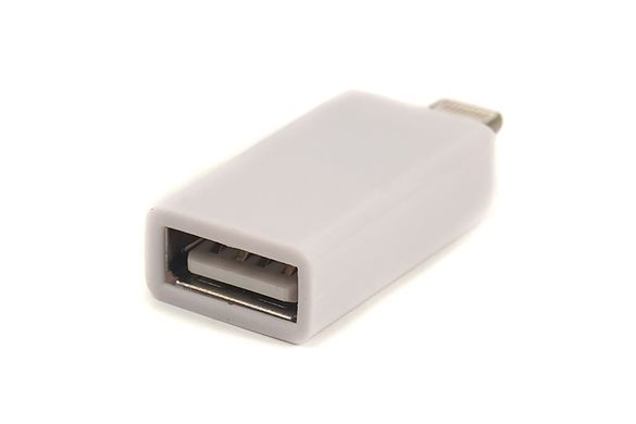Купить Переходник PowerPlant OTG USB 2.0 - Lightning (CA910403) в Украине