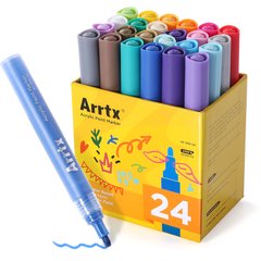 Купити Акрилові маркери Arrtx 24 кольори (AC-002-24) (LC302222) в Україні