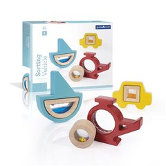 Купити Дерев'яний сортер Guidecraft Manipulatives Транспорт (G6741) в Україні