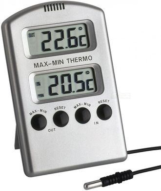 Купить Термометр цифровой с внешним проводным датчиком TFA 301020 в Украине