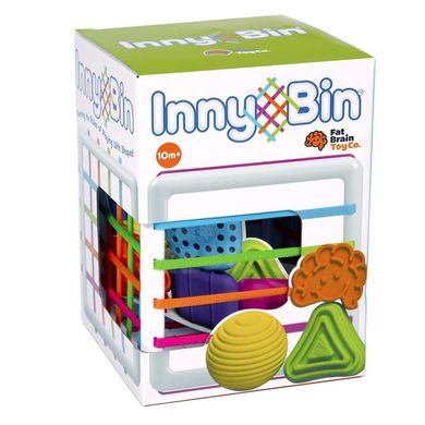 Купить Сортер-куб со стенками-шнурочками Fat Brain Toys InnyBin (F251ML) в Украине