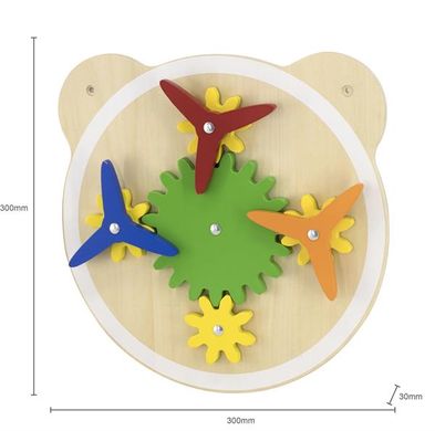 Купити Бізіборд Viga Toys Млини і шестерінки (44553FSC) в Україні