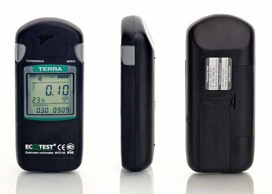 Купити Дозиметр – радіометр Ecotest МКС-05 «ТЕРРА» (з шкіряним чохлом) в Україні