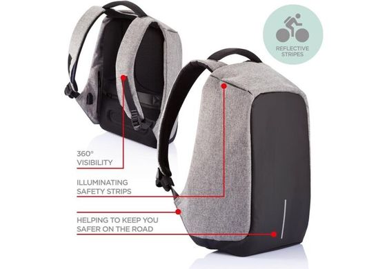 Купить Рюкзак для ноутбука XD Design Bobby anti-theft backpack 15.6" черний в Украине