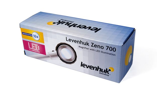 Купить Лупа Levenhuk Zeno 700, 10x, 30 мм, 3 LED, металл в Украине