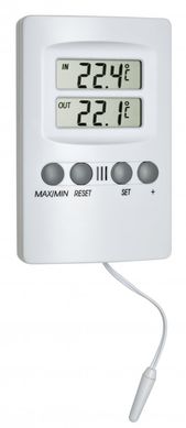 Термометр цифровой с внешним проводным датчиком TFA 301024
