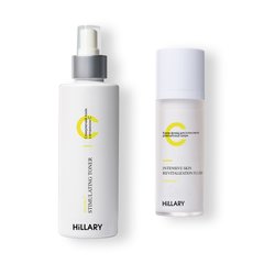Купити Крем-флюїд для інтенсивної ревіталізації шкіри + Стимулюючий тонік з вітаміном С Hillary Vitamin C в Україні