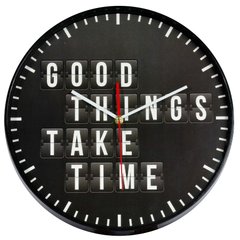 Купити Годинник настінний Technoline 775485 Good Things Take Time (775485) в Україні