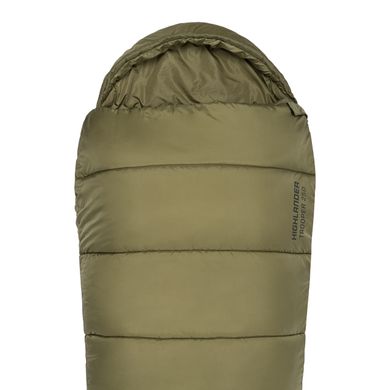 Купить Спальный мешок Highlander Trooper 250/+5°C Ranger Green Left (SB252-RG) в Украине