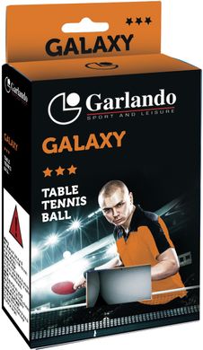 Купить М'ячі для настільного тенісу 6 шт. Garlando Galaxy 3 Stars (2C4-119) в Украине