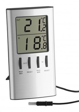 Купить Термометр цифровой с внешним проводным датчиком TFA 301027 в Украине