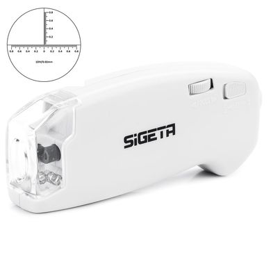 Купить Микроскоп SIGETA MicroGlass 100x R/T (со шкалой) в Украине