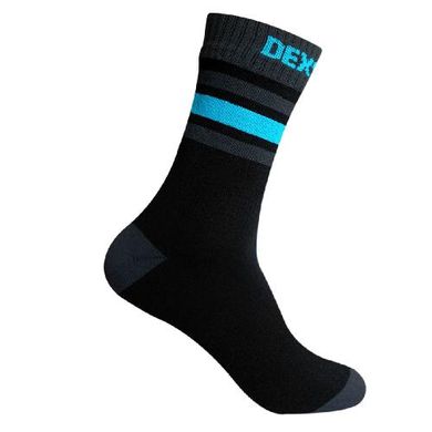 Купити Шкарпетки водонепроникні Dexshell Ultra Dri Sports, р-р XL, з блакитною смугою в Україні