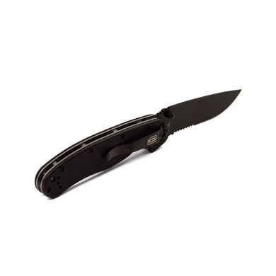 Купить Нож складной Ontario RAT1 BS полусеррейтор Black(8847) в Украине
