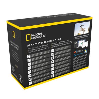 Купити Метеостанція National Geographic WIFI Colour Weather Center 7-in-1 Sensor (9080600) в Україні