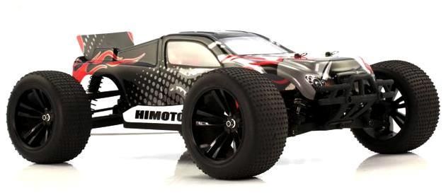 Купити Радіокерована модель траггі 1:10 Himoto Katana E10XT Brushed (чорний) в Україні