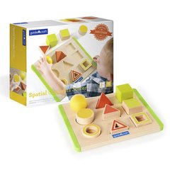 Купить Деревянный сортер Guidecraft Manipulatives Фигуры в пространстве (G6744) в Украине