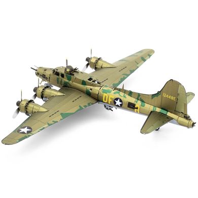 Купить Металлический 3D конструктор "Бомбардировщик B-17 Летающая крепость" Metal Earth ME1009 в Украине