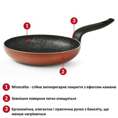 Купити Сковорода Flonal Pepita Granit 16 см (PGFPS1650) в Україні