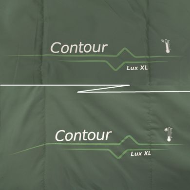 Купити Спальний мішок Outwell Contour Lux XL Reversible/-1°C Green Left (230299) в Україні