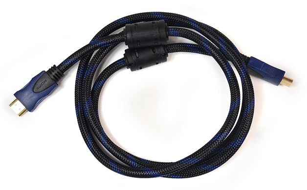 Купити Відео кабель PowerPlant HDMI - HDMI, 1.5м, позолочені конектори, 1.4V, Nylon (KD00AS1180) в Україні